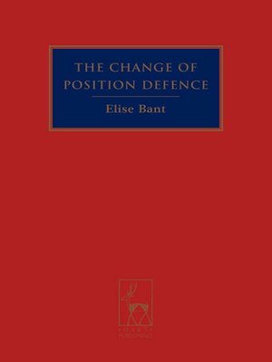 cover image of The Change of Position Defence